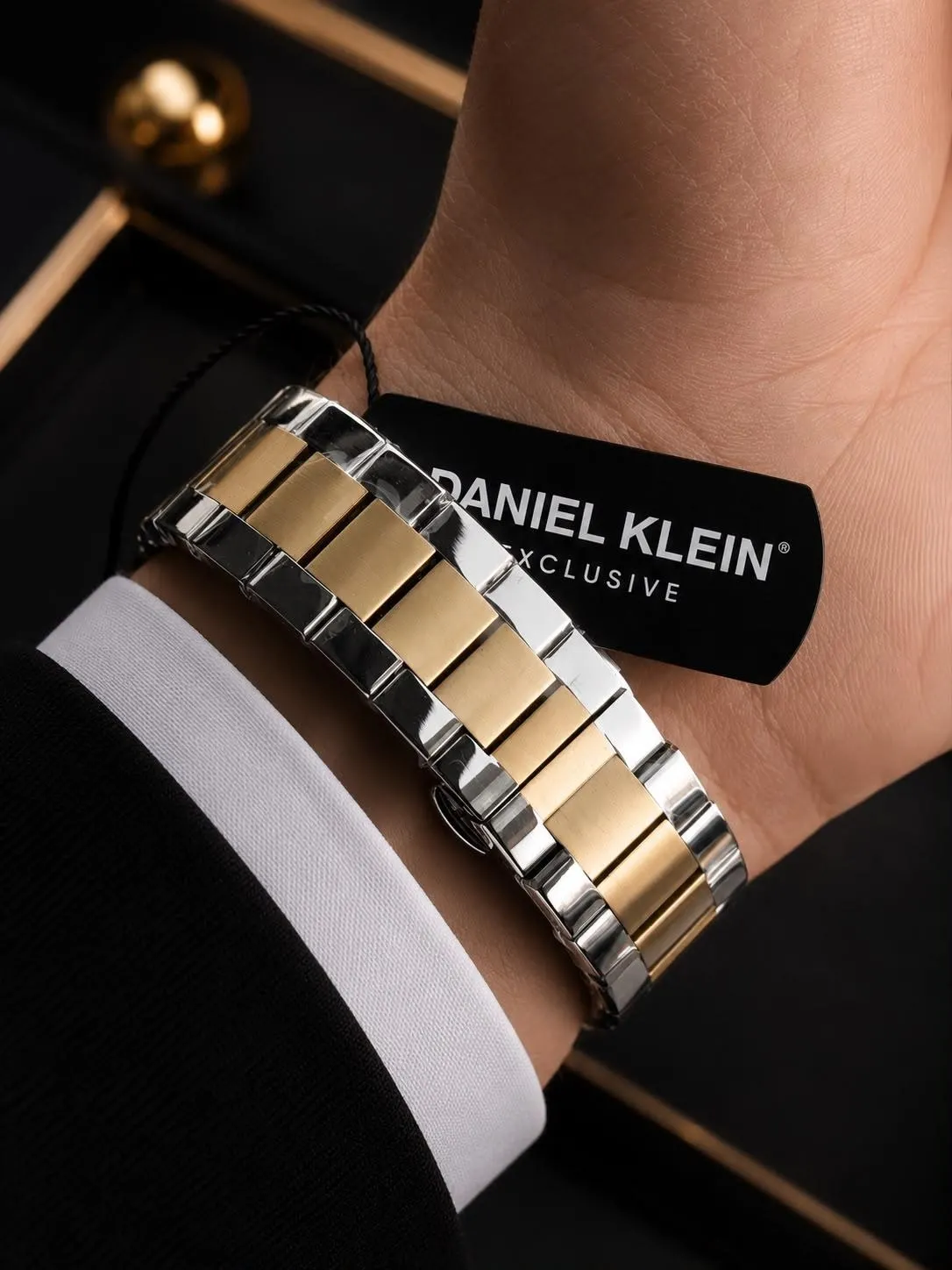 Daniel Klein Damat Ve Takım Elbiseye Özel 2 Yıl Garantili Çelik Kordon Erkek Kol Saati VS.BLKT.1064