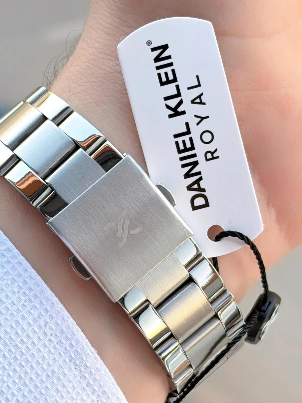 Daniel Klein Erkek Kol Saati 30 Metre Suya Dayanıklı Çelik Kordon + Bileklik Hediyeli  VS.BLKT.0717