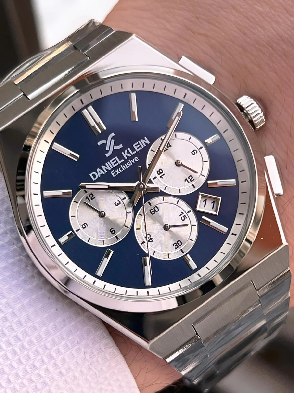 Daniel Klein Prx Kasa Kronometreli İtalyan Tasarım Bileklik Hediyeli Garantili Erkek Kol Saati PRx.3