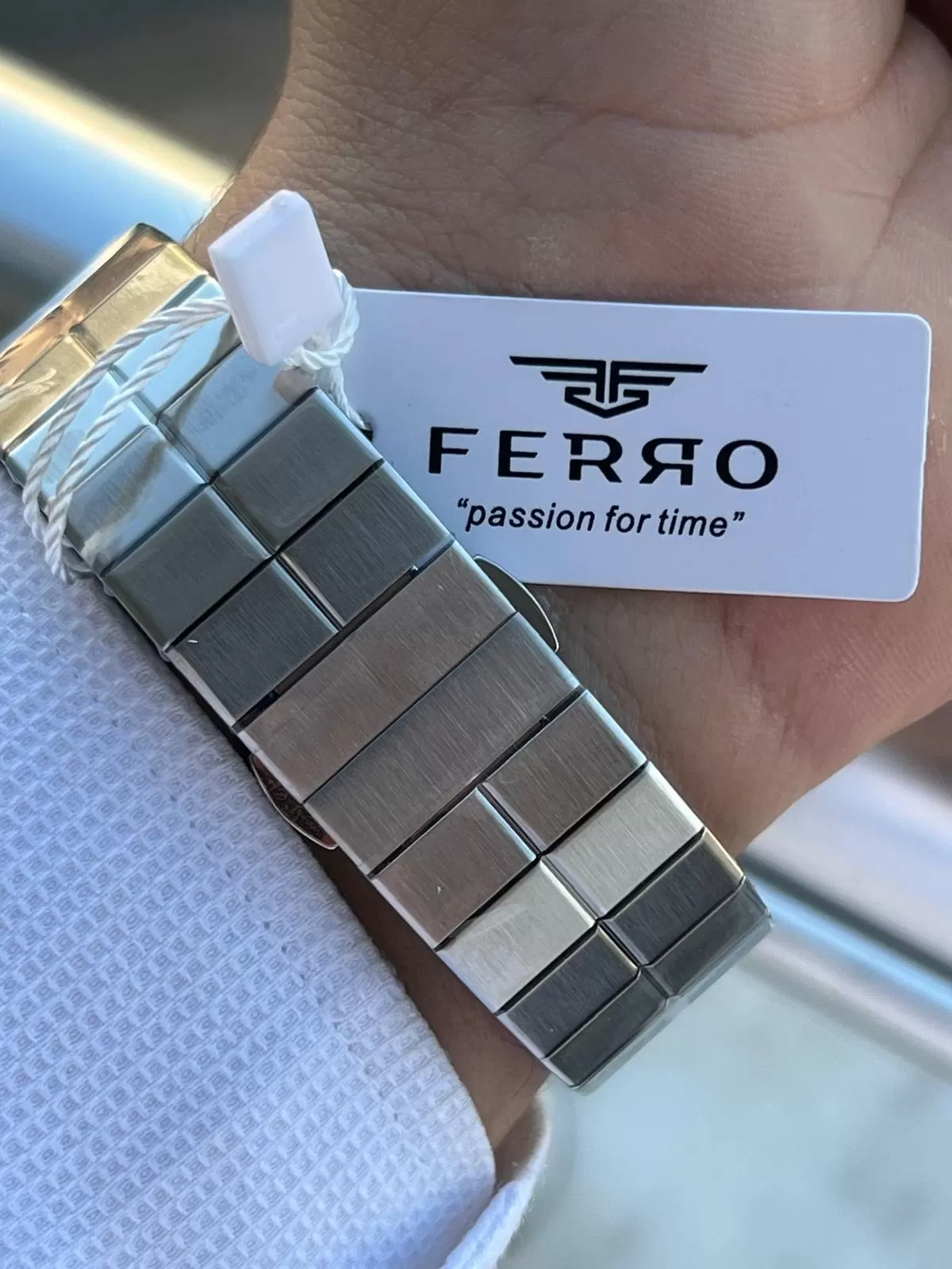 Ferro Çelik Kordon İç Fonksiyonları Aktif Chronograph 30 Mt Su Geçirmez Erkek Kol Saati EFM.43002.A3