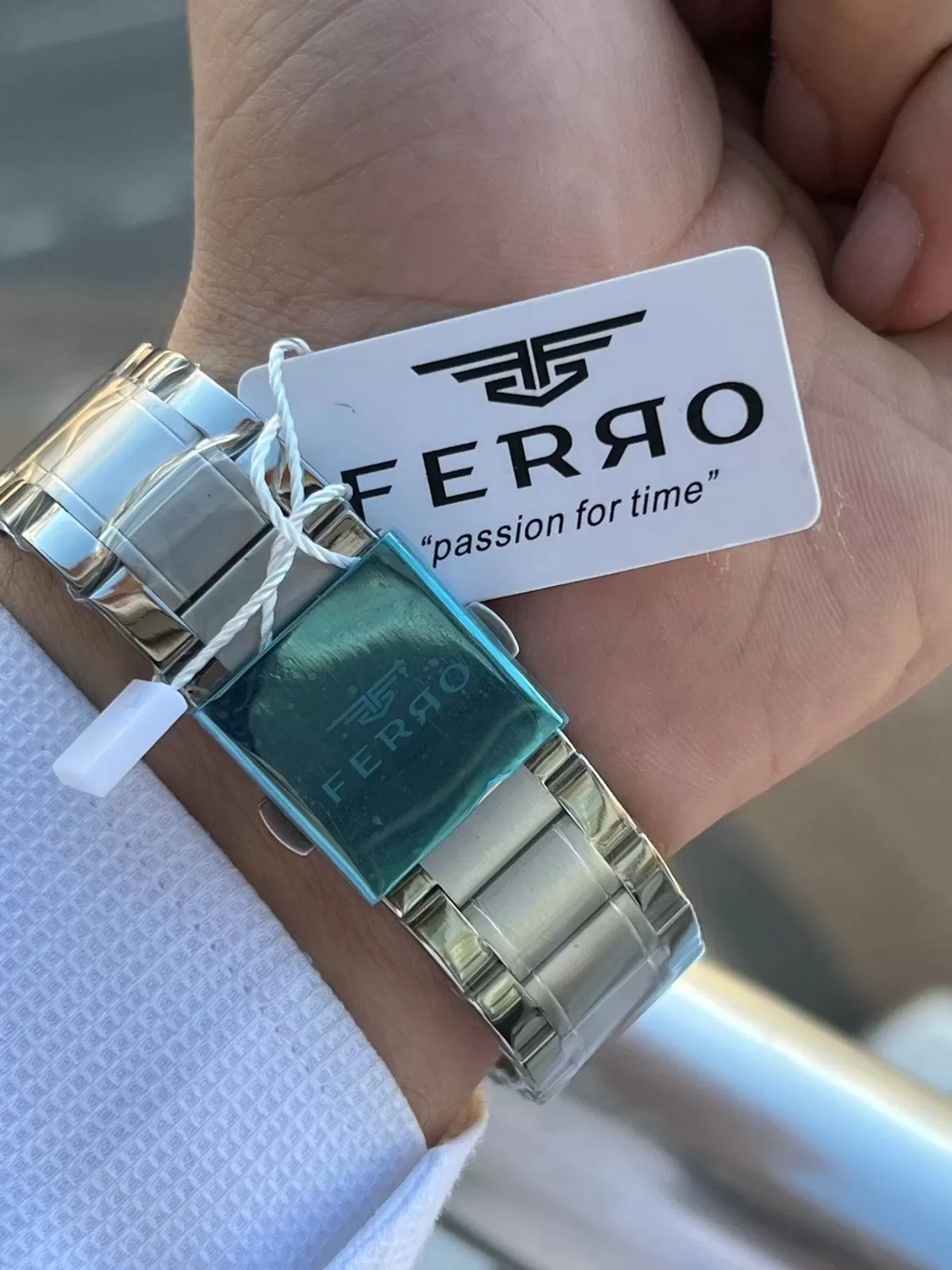 Ferro Çelik Kordon İç Fonksiyonları Aktif Chronograph 30 Mt Su Geçirmez Erkek Kol Saati EFM.1367.J2