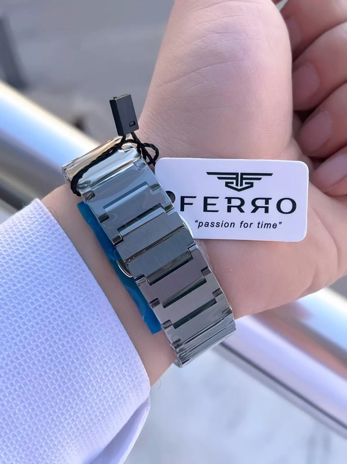 Ferro Çelik Kordon Nişan Ve Damat Saati Olarak ITALIAN DESIGN 3 Atm Erkek Kol Saati EFM40136-A4