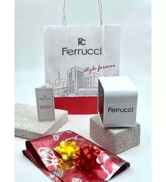 FRC1.13 Ferrucci Kadın Kol Saati+Bileklik Özel Seri Çelik Kordon Kararma Renk Atma Yapmaz