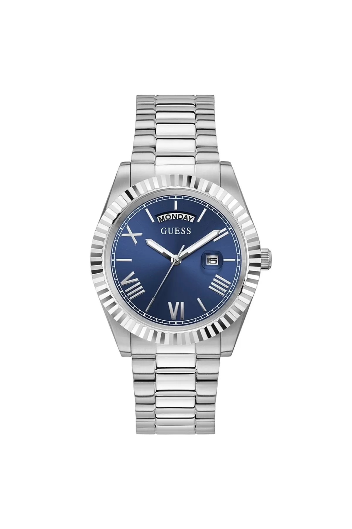 Guess Gugw0265g7  Çelik Kasa Çelik Kordonlu Erkek Kol Saati
