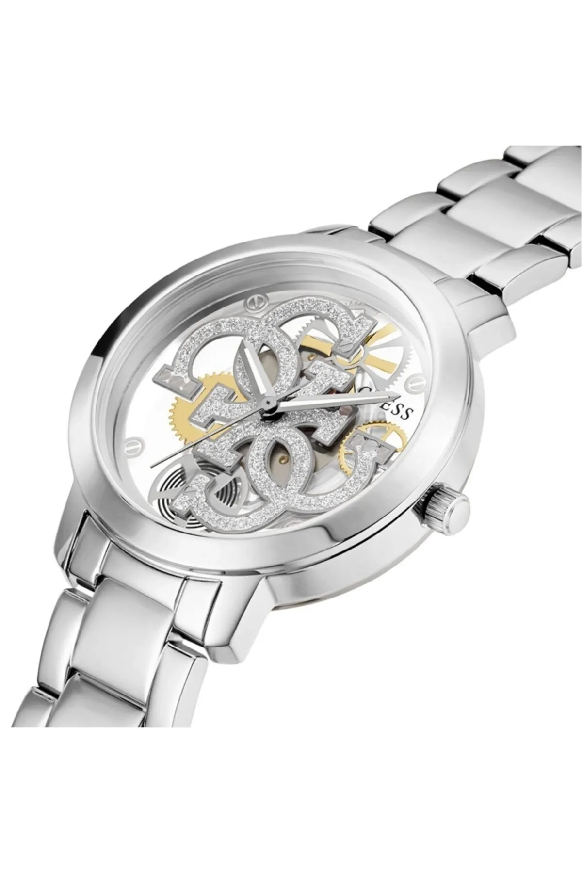 Guess Gugw0300l1 Çelik Kasa Çelik Kordonlu Kadın Kol Saati