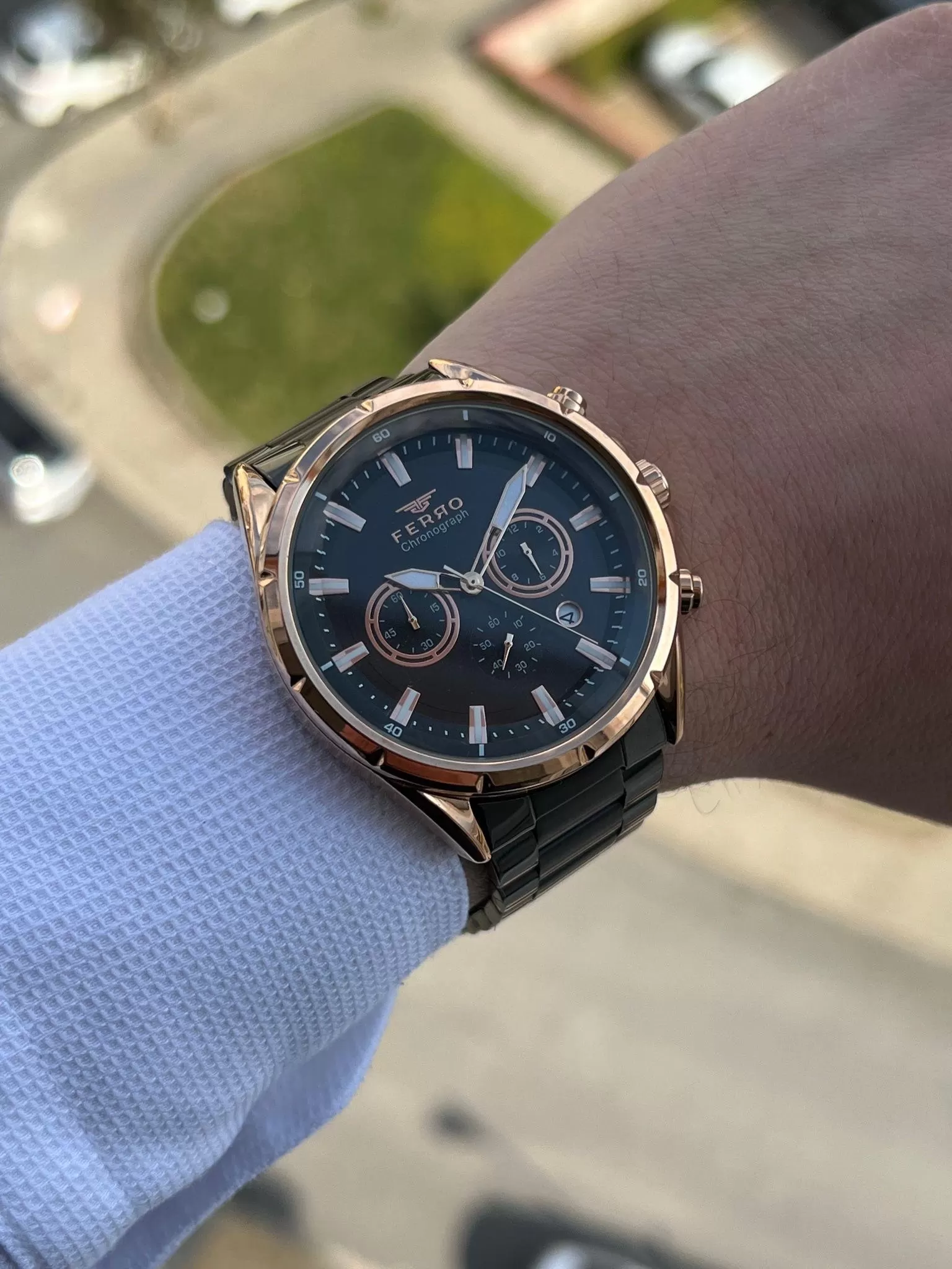 İç Fonksiyonları Aktif Chronograph 30 Mt Su Geçirmez Erkek kol Saat xf001