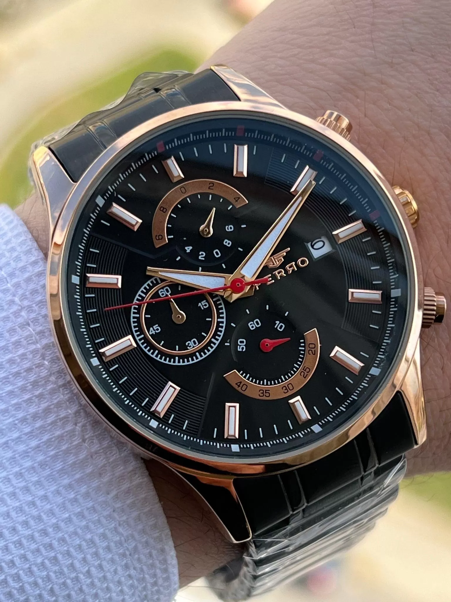 İç Fonksiyonları Aktif Chronograph 30 Mt Su Geçirmez Erkek kol Saat xf003