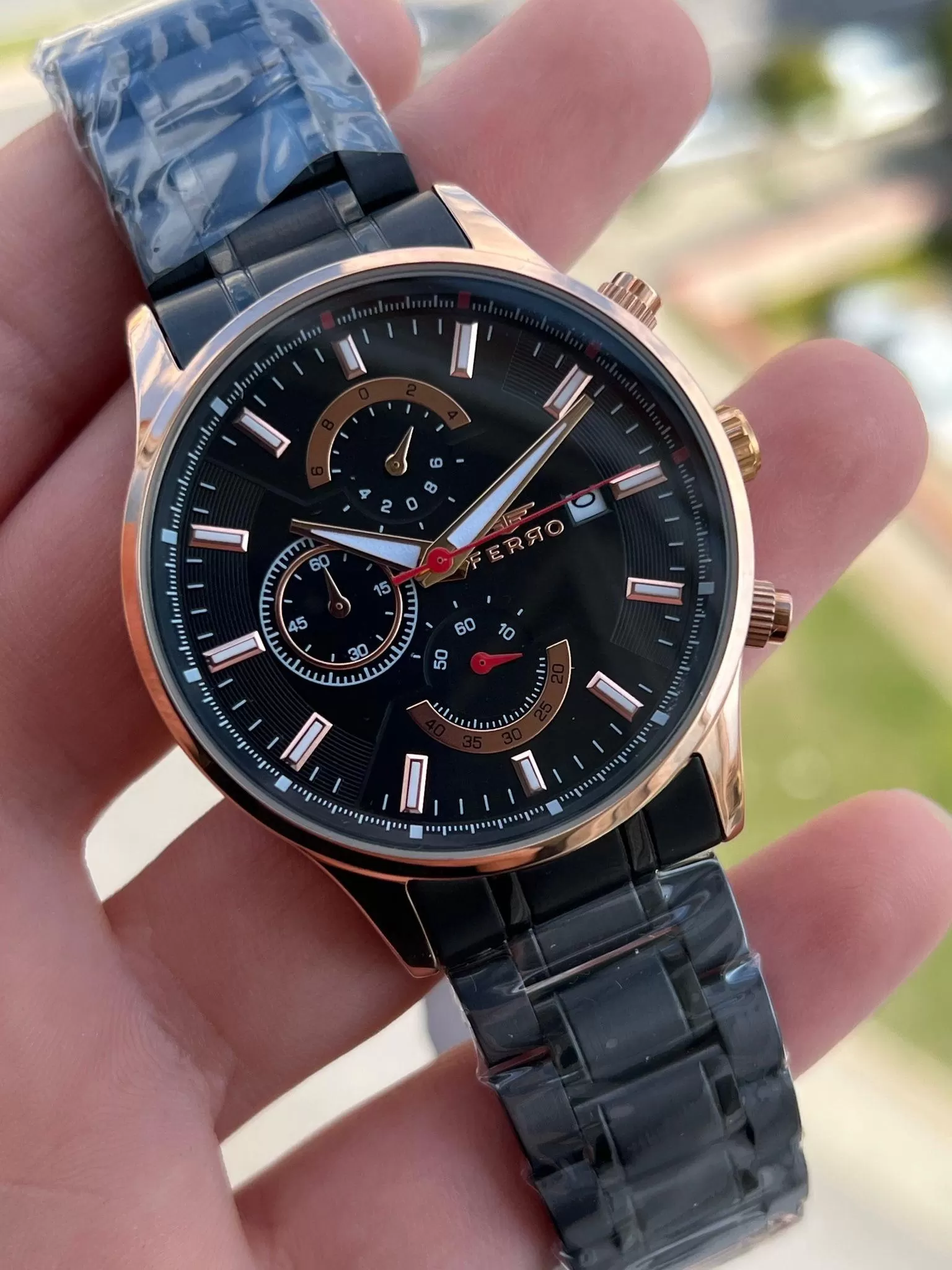 İç Fonksiyonları Aktif Chronograph 30 Mt Su Geçirmez Erkek kol Saat xf003