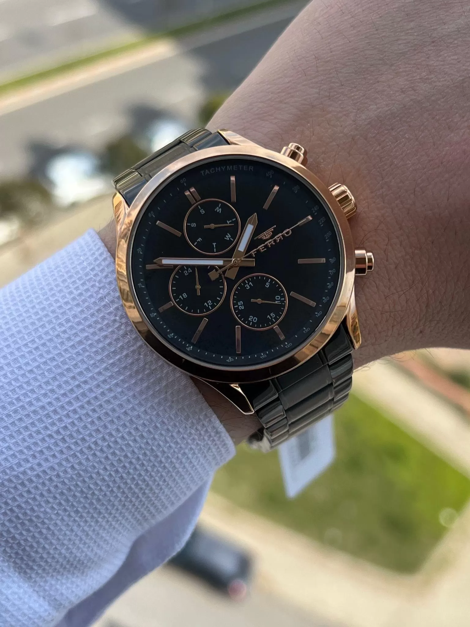 İç Fonksiyonları Aktif Chronograph 30 Mt Su Geçirmez Erkek kol Saat xf005