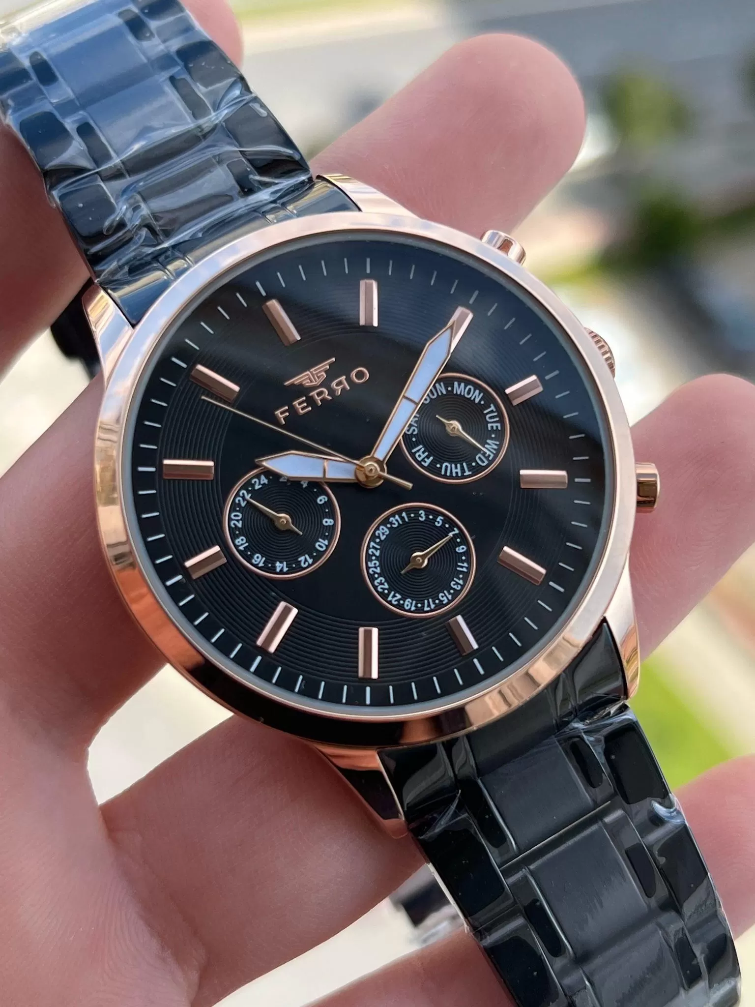 İç Fonksiyonları Aktif Chronograph 30 Mt Su Geçirmez Erkek kol Saat xf007