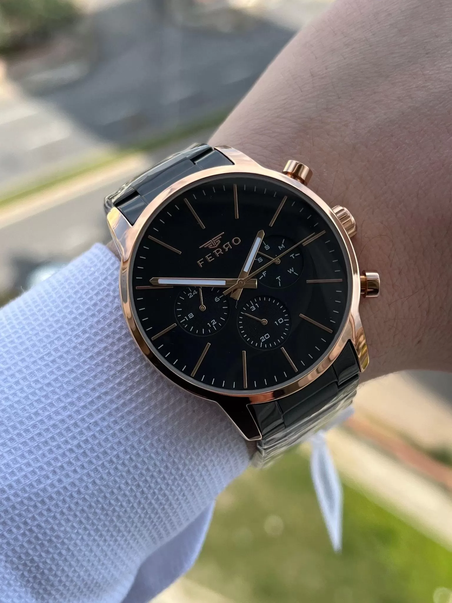 İç Fonksiyonları Aktif Chronograph 30 Mt Su Geçirmez Erkek kol Saat xf008