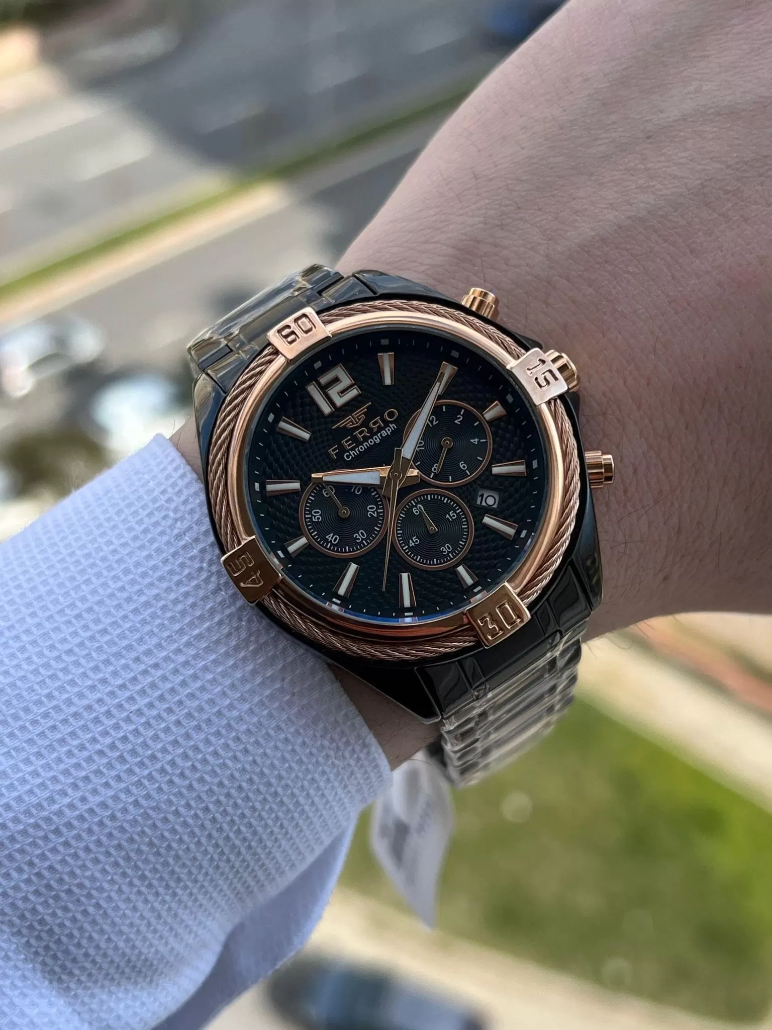 İç Fonksiyonları Aktif Chronograph 30 Mt Su Geçirmez Erkek kol Saat xf009