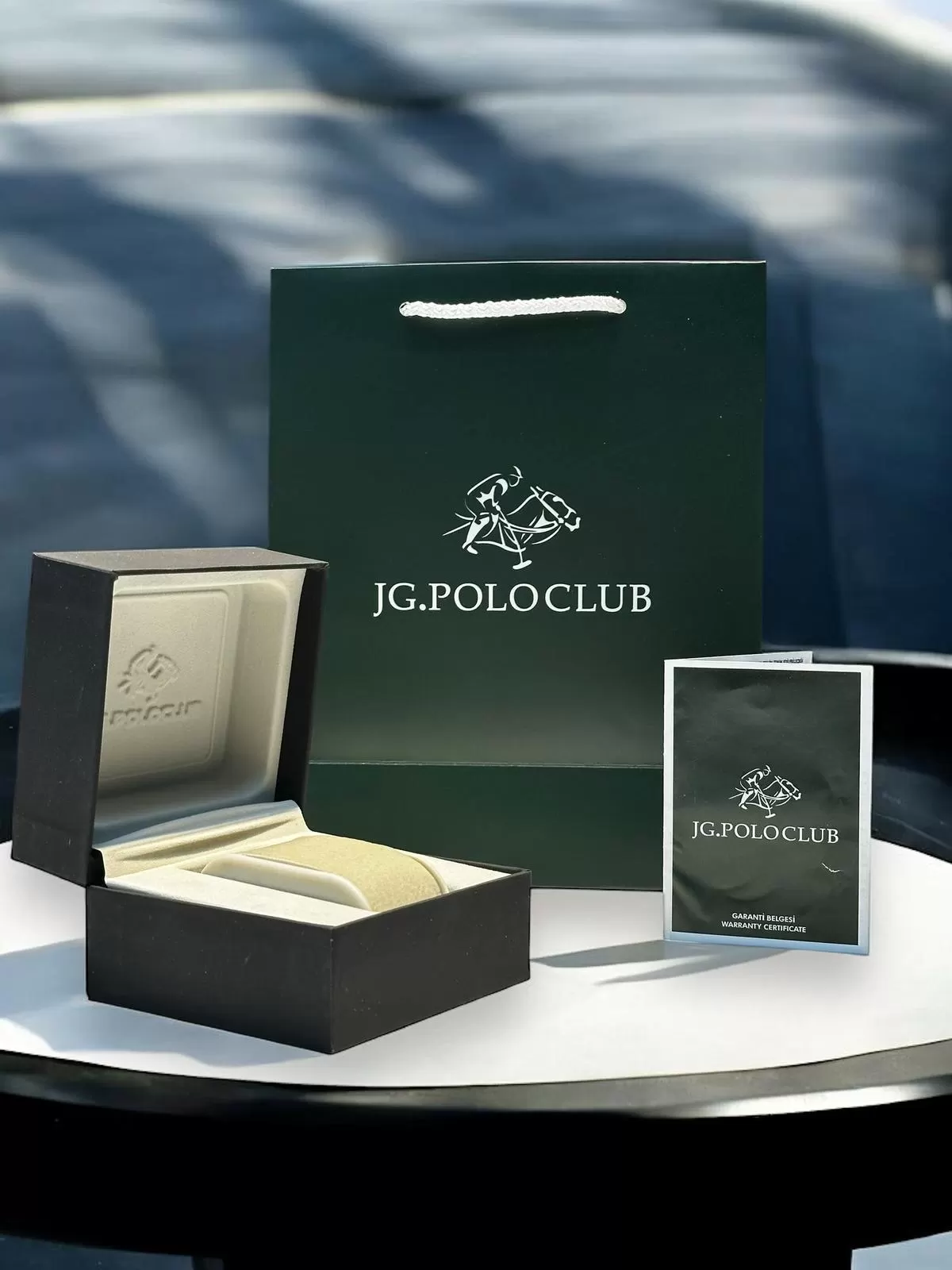 Jg.Polo Club Çelik Kasa & Kordon Kararma Ve Renk Atma Yapmaz Kadın Kol Saati+Bileklik JG03036.3
