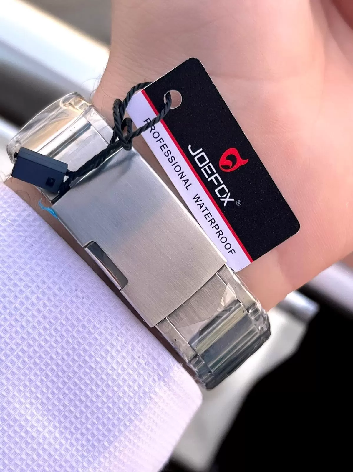 Joefox Çelik Kordon Dijital Ve Analog 2 Yıl Garantili 3 Atm Suya Dayanıklı Erkek Kol Saati JOE.CL09