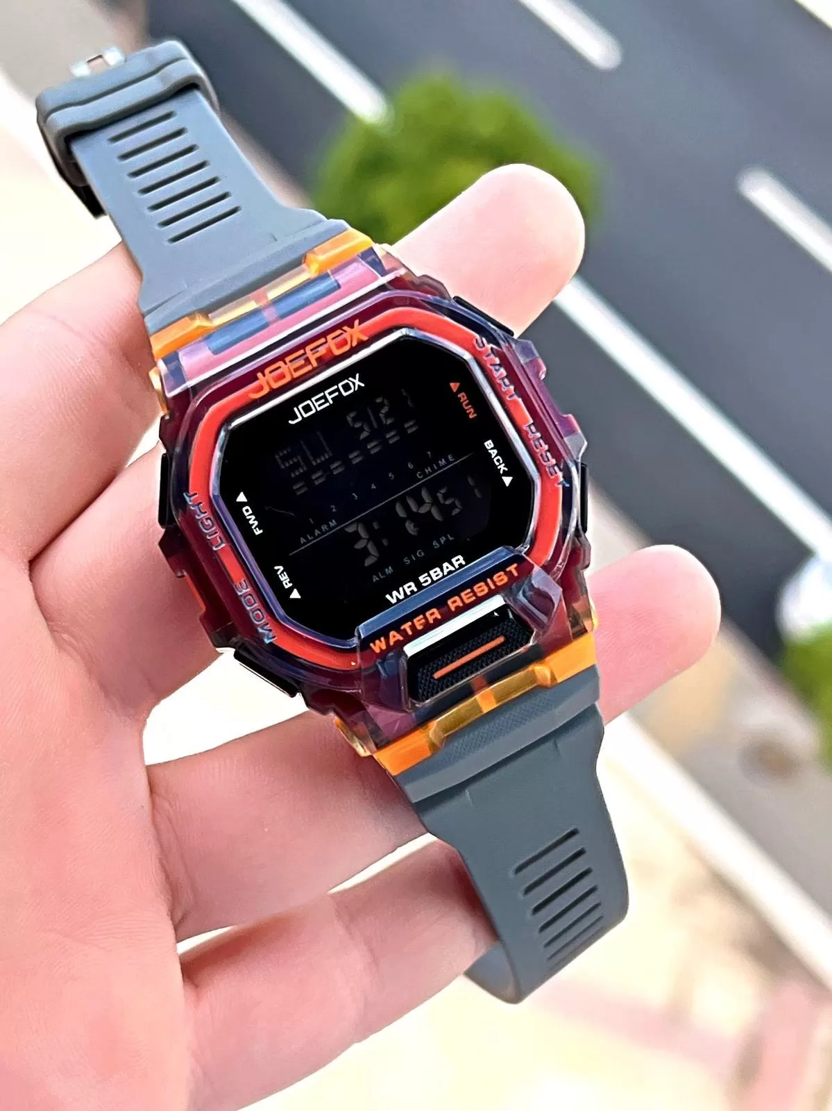 Joefox G-SHOCK Kasa Çok Renkli Digital 5Atm Suya Dayanıklı 2 Yıl Garantili Spor Kol Saati J-GS06