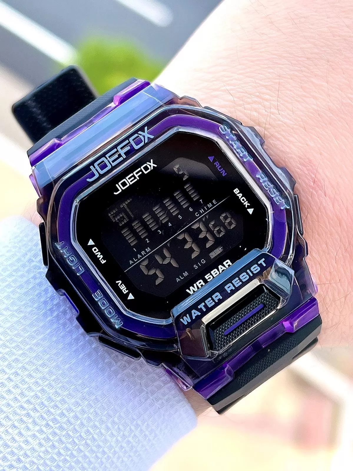 Joefox G-SHOCK Kasa Çok Renkli Digital 5Atm Suya Dayanıklı 2 Yıl Garantili Spor Kol Saati J-GS07