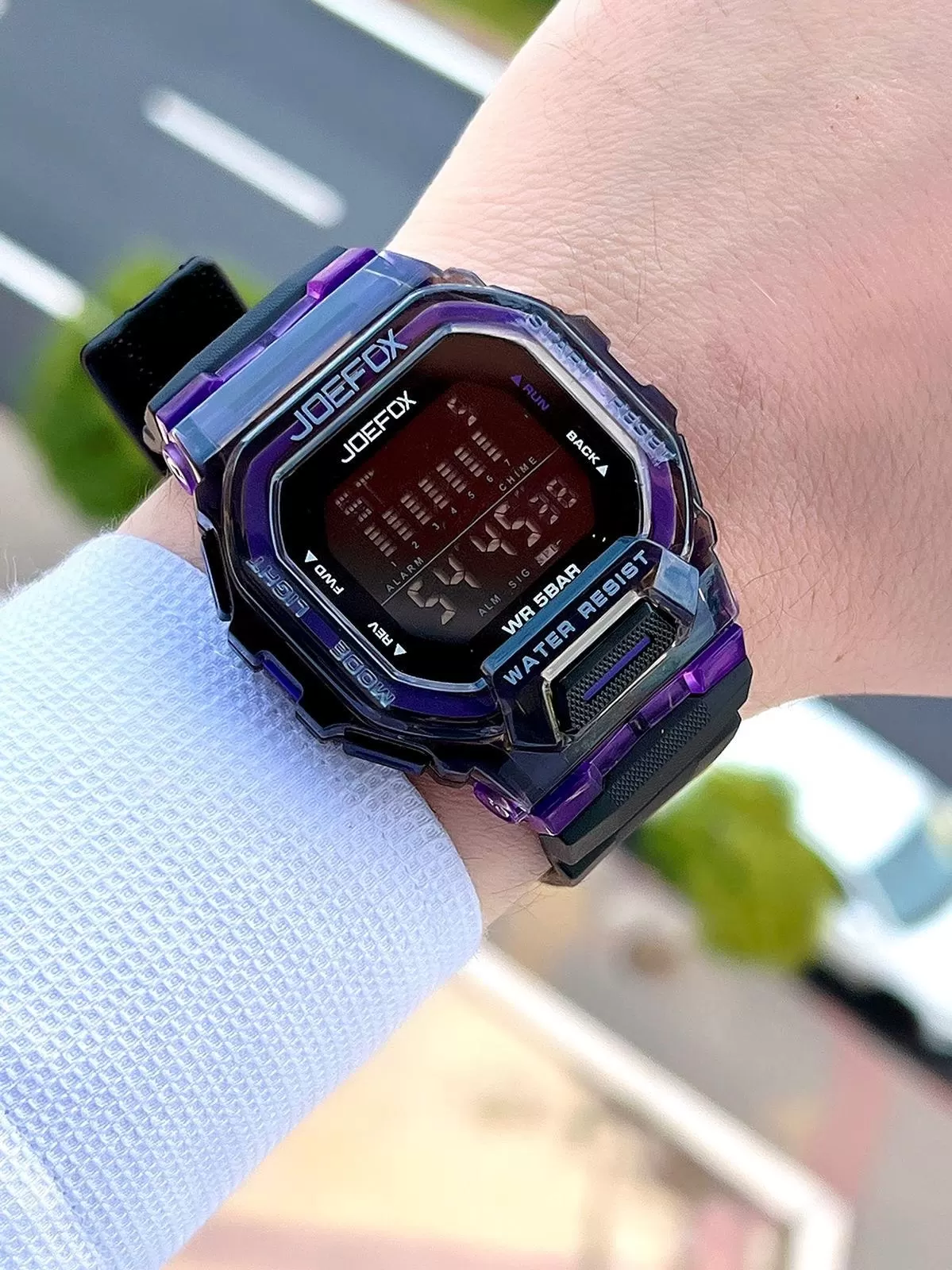 Joefox G-SHOCK Kasa Çok Renkli Digital 5Atm Suya Dayanıklı 2 Yıl Garantili Spor Kol Saati J-GS07