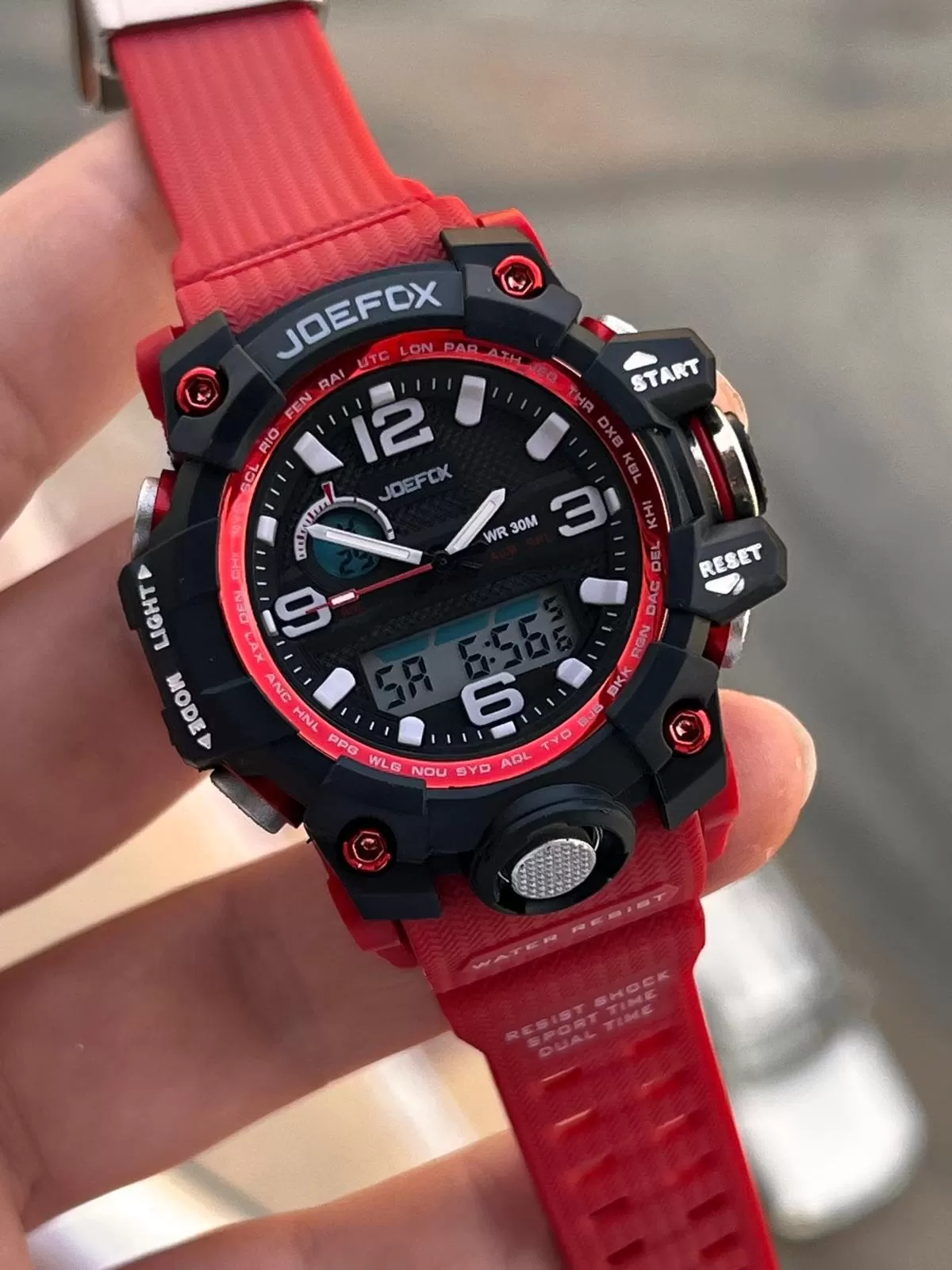 Joefox Küçük Kasa Digital Ve Analog 2 Yıl Garantili Kronometre+Takvim+Alarm+Çoçuk Kol Saati JE.CBK19