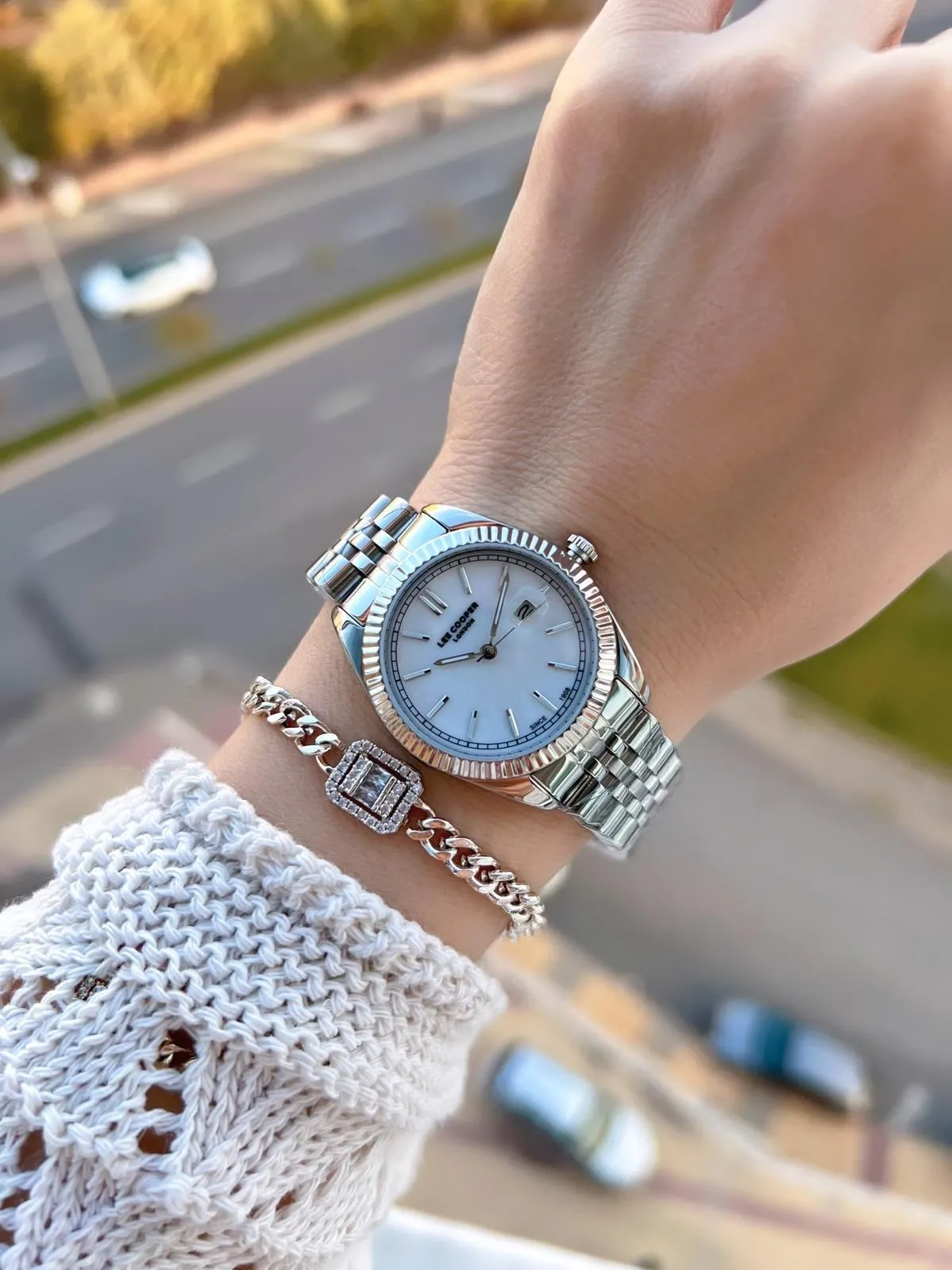 Lee Cooper Çelik Kordonlu 3 Atm Suya Dayanıklı 2 Yıl Garantili Kadın Kol Saati BC.08210.570