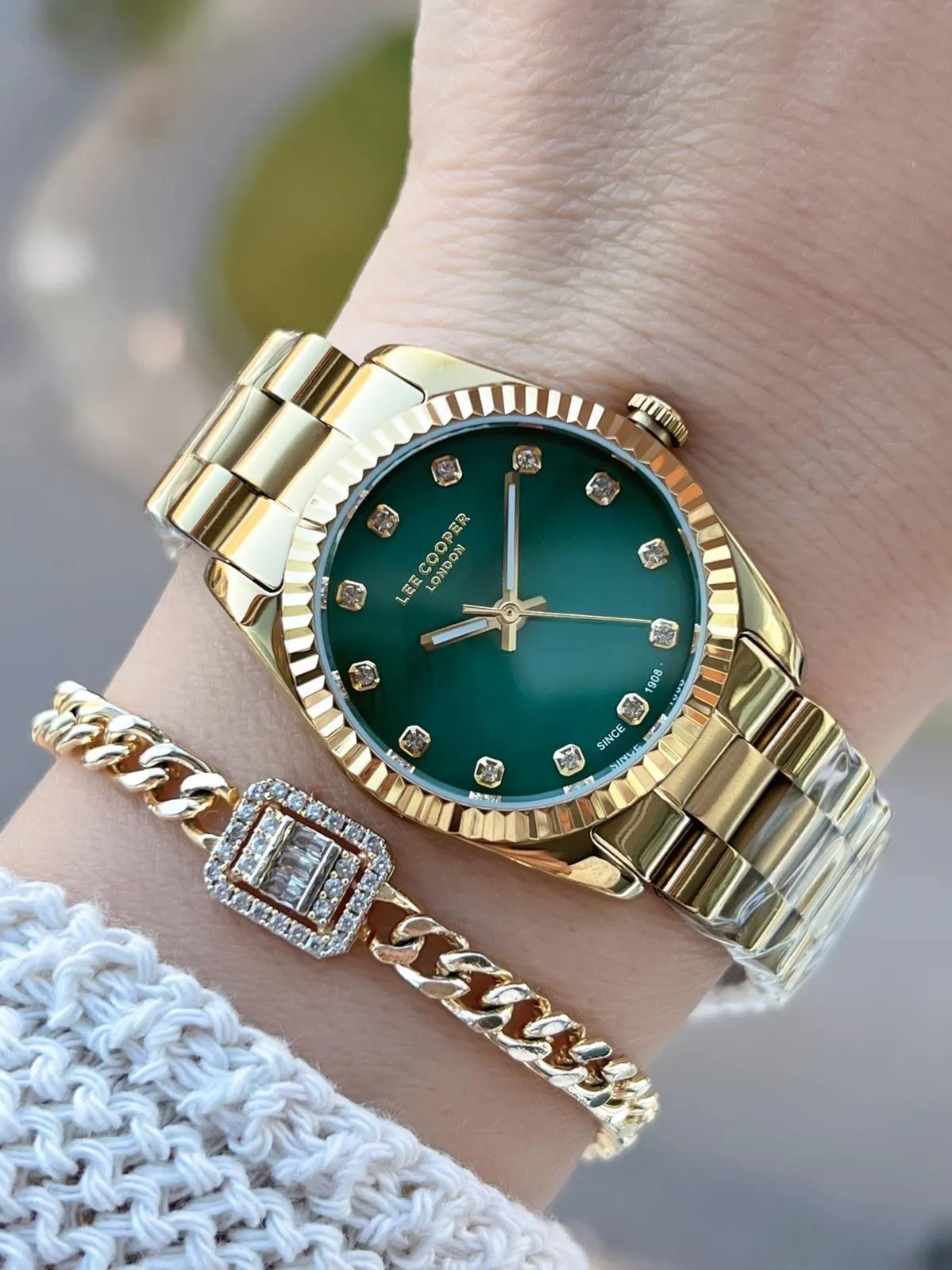 Lee Cooper Çelik Kordonlu 3 Atm Suya Dayanıklı 2 Yıl Garantili Kadın Kol Saati BC.08212.170