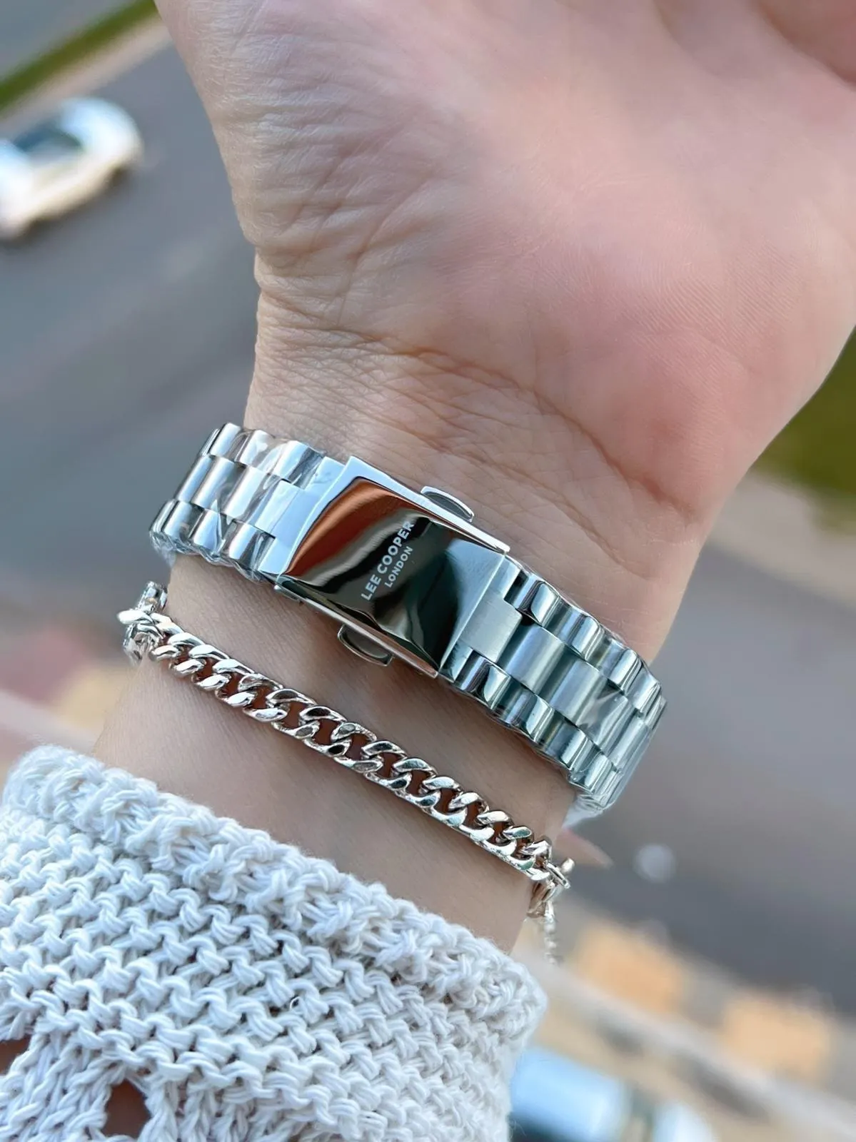 Lee Cooper Çelik Kordonlu 3 Atm Suya Dayanıklı 2 Yıl Garantili Kadın Kol Saati BC.08212.300