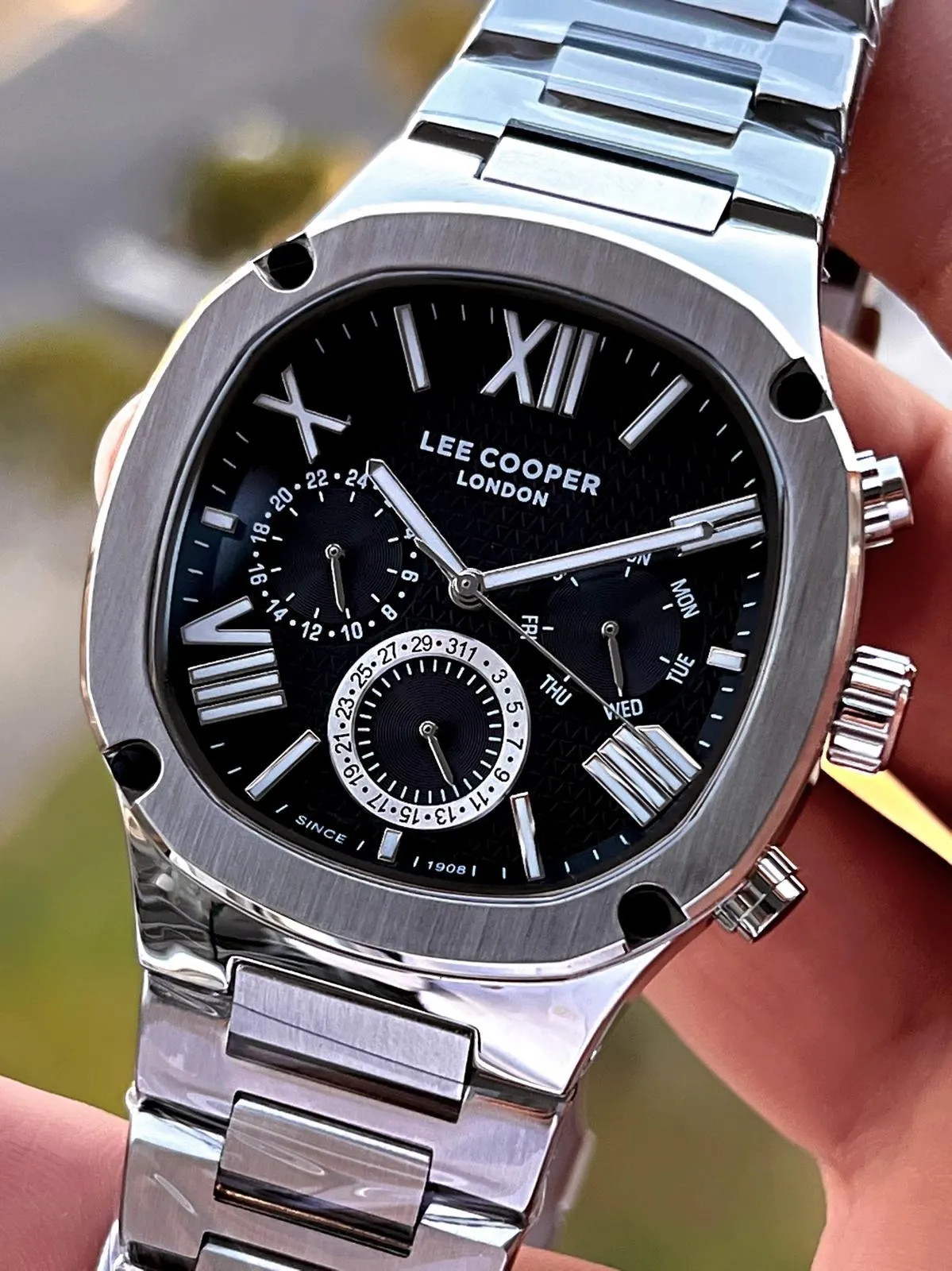 Lee Cooper İtalyan Bileklik Setli 2 Yıl Garantili Suya Dayanıklı Çelik Kordon Renk Atma Yapmaz VS.BLKT.0542