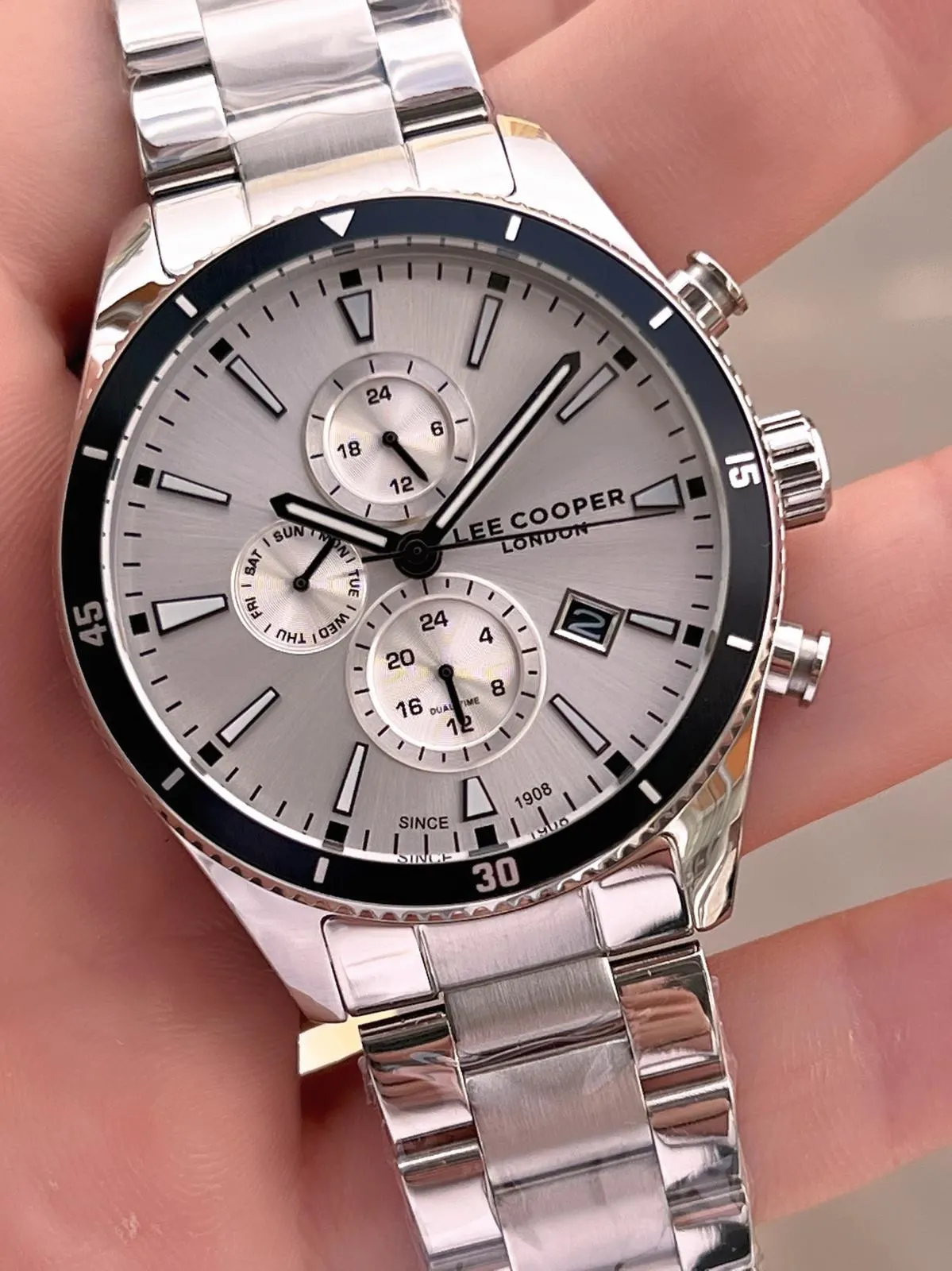 Lee Cooper İtalyan Tasarım Bileklik Hediyeli 2 Yıl Garantili 5 Atm Erkek Kol Saati ELC.08326.330