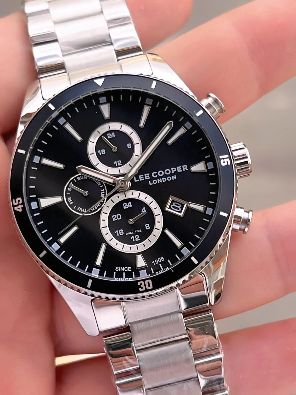 Lee Cooper İtalyan Tasarım Bileklik Hediyeli 2 Yıl Garantili 5 Atm Erkek Kol Saati ELC.08326.350