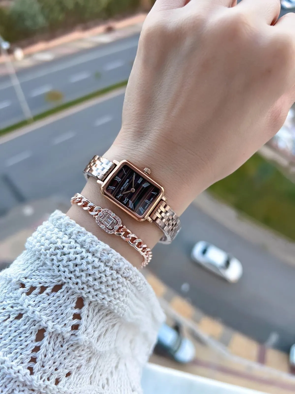 Lee Cooper Küçük Kasa Vintage Özel Tasarım 2 Yıl Garantili 3 Atm Kadın Kol Saati+Bileklik 08232.440