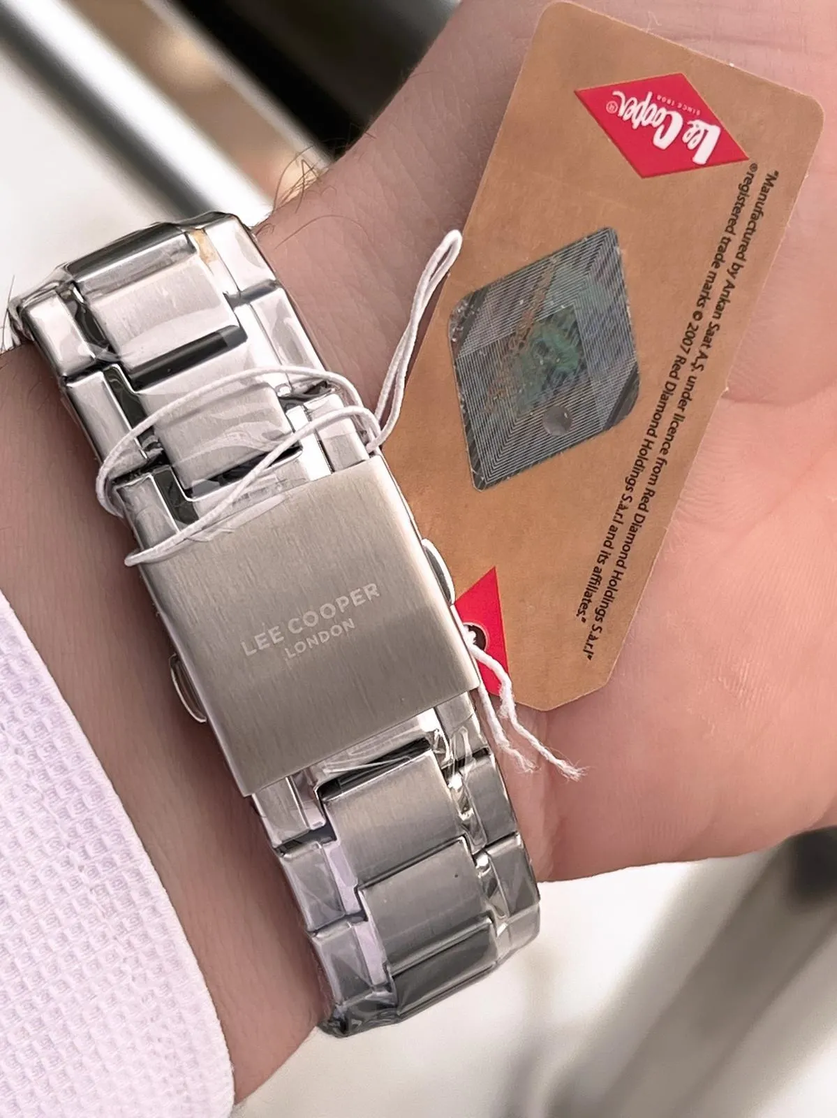 Lee Cooper Premium Nişan Ve Damatlara Özel 2 Yıl Garantili 5 Atm Erkek Kol Saati+Bileklik E08249.300