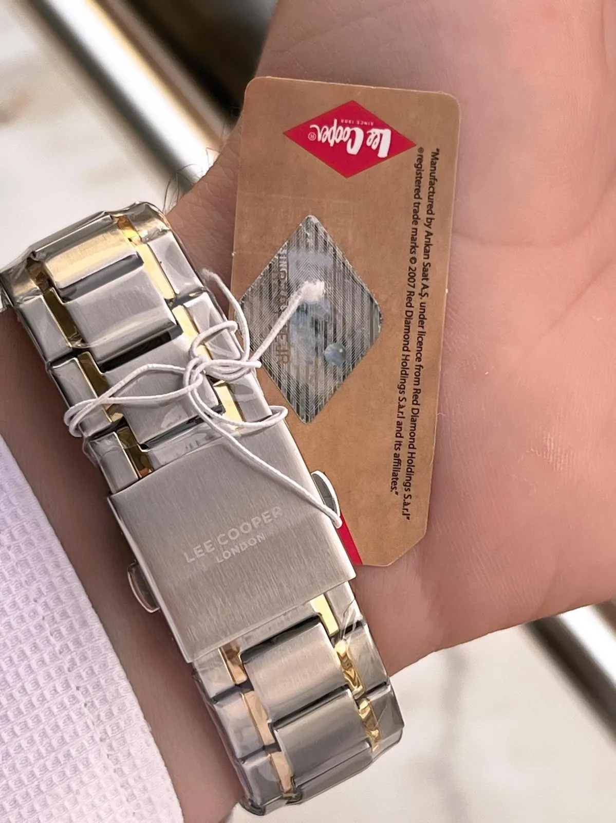 Lee Cooper Premium Nişan Ve Damatlara Özel 2 Yıl Garantili 5 Atm Erkek Kol Saati+Bileklik E08249.230