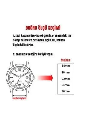 Nstime Hakiki Deri Anti Allergic Croko 18mm Lacivert Saat Kordonu