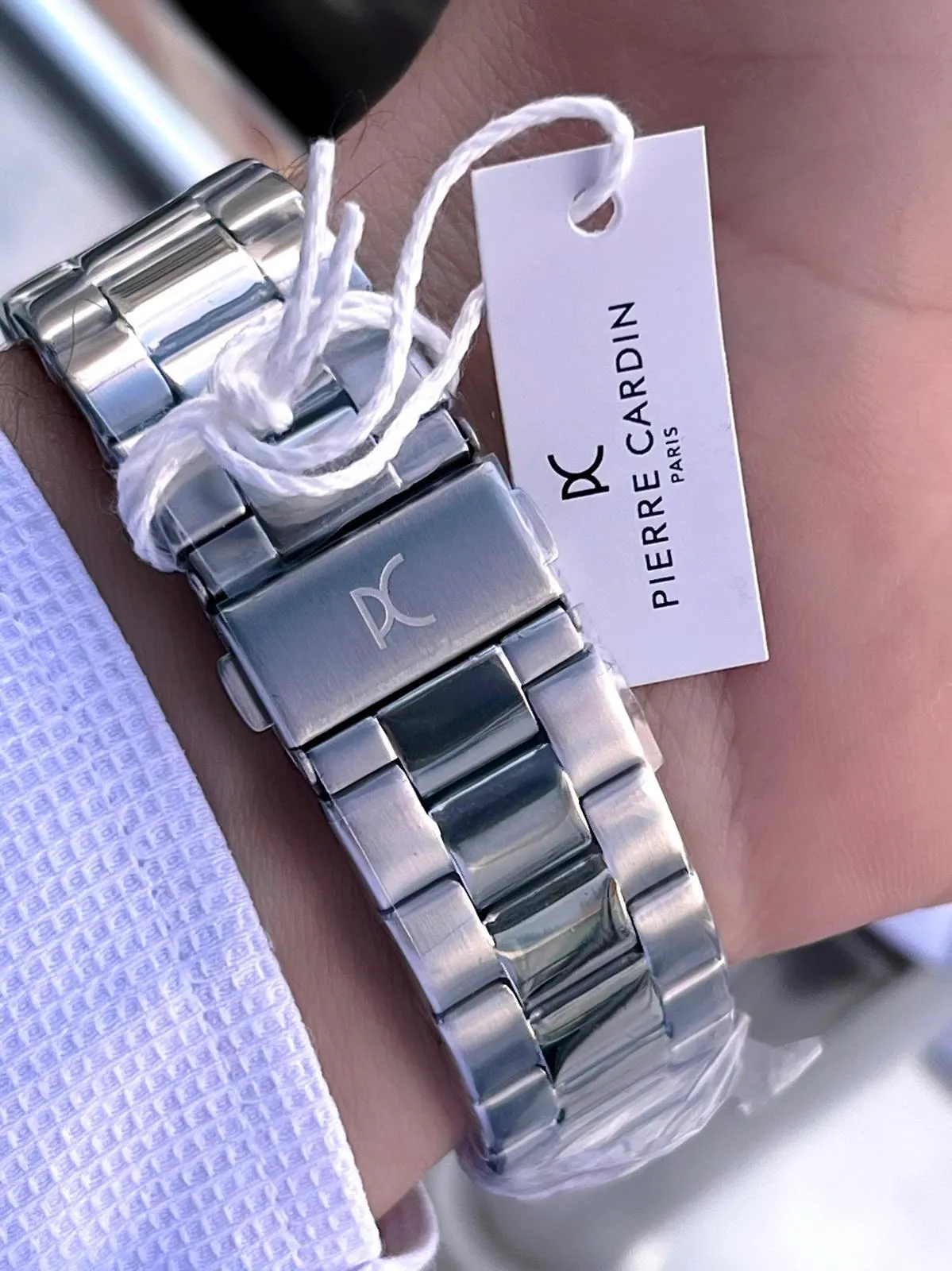 Pierre Cardin İtalyan Tasarım Bileklik Hediyeli Çelik Kasa Ve Kordon 3 Atm Erkek Kol Saati PC.0302.1