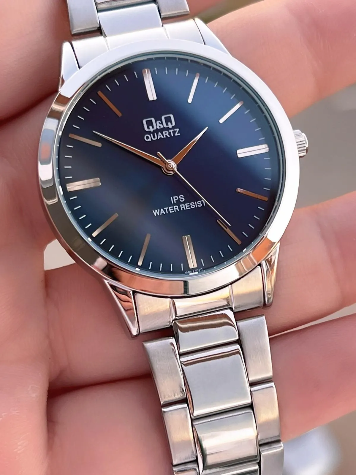 Q&Q Çelik Kordon 2 Yıl Garantili 3 Atm Suya Dayanıklı Erkek Kol Saati QQ.E2001.A2