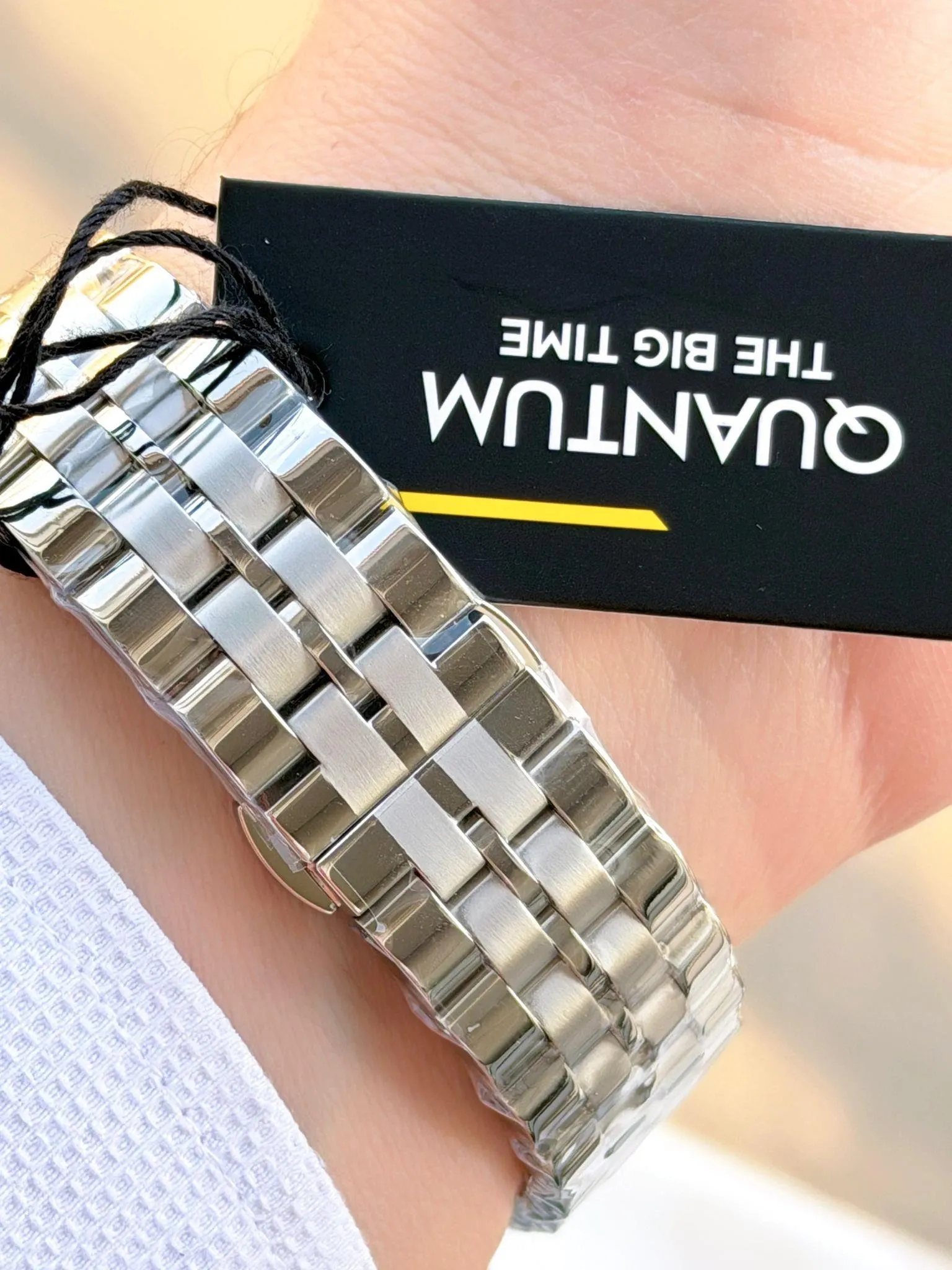 Quantum 10 ATM Suya Dayanıklı+ Bileklik Hediyeli Komple Çelik Erkek Kol Saati VS.BLKT.0803