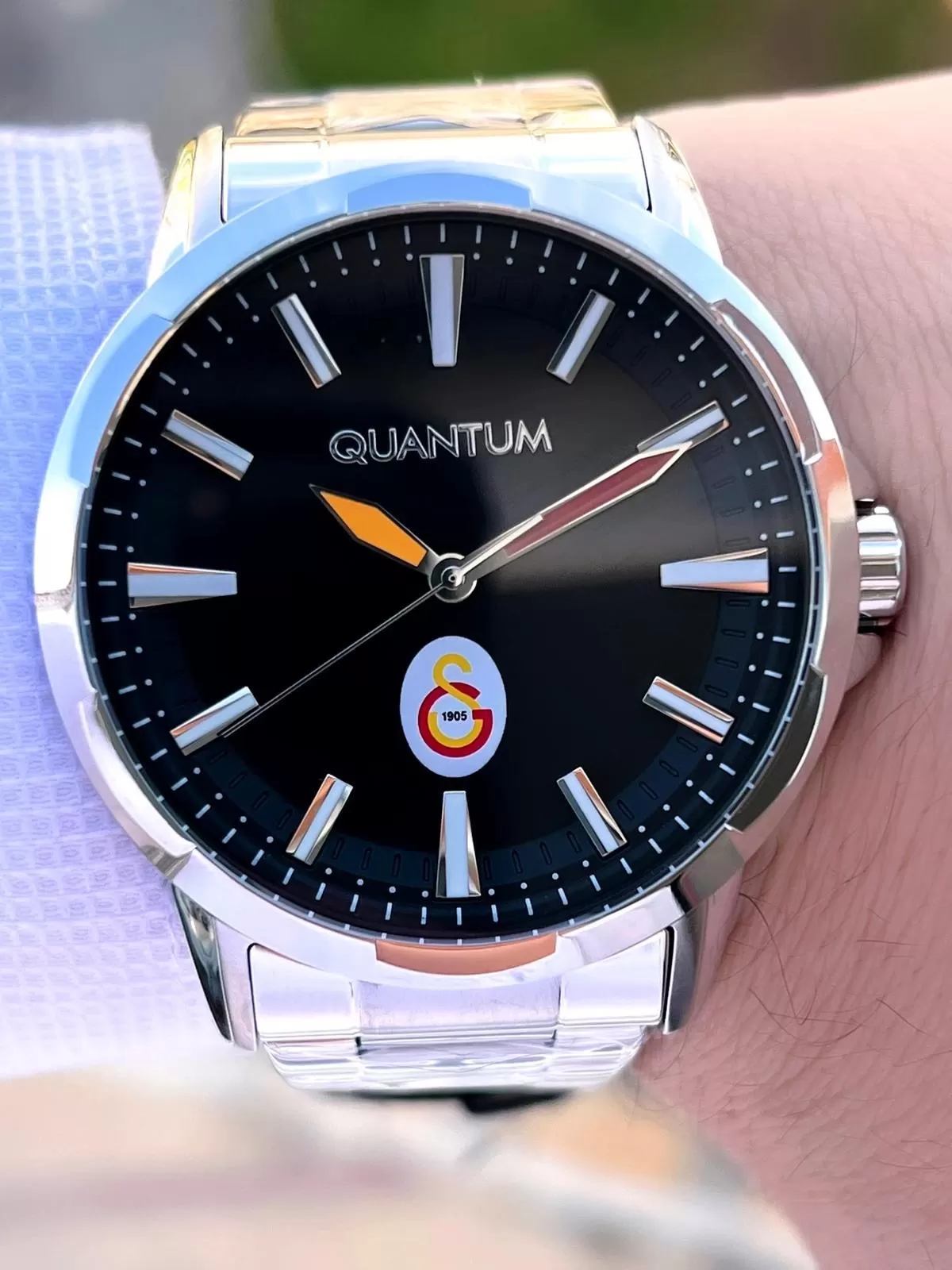 Quantum Galatasaraylı Lisanslı Kasa Ve Kordon Çelik 2 Yıl Garantili Taraftar Kol Saat GS.1905.350