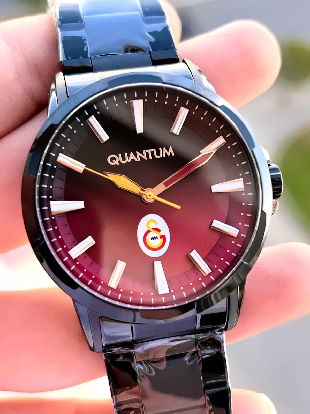 Quantum Galatasaraylı Lisanslı Kasa Ve Kordon Çelik 2 Yıl Garantili Taraftar Kol Saat GS.1905.680