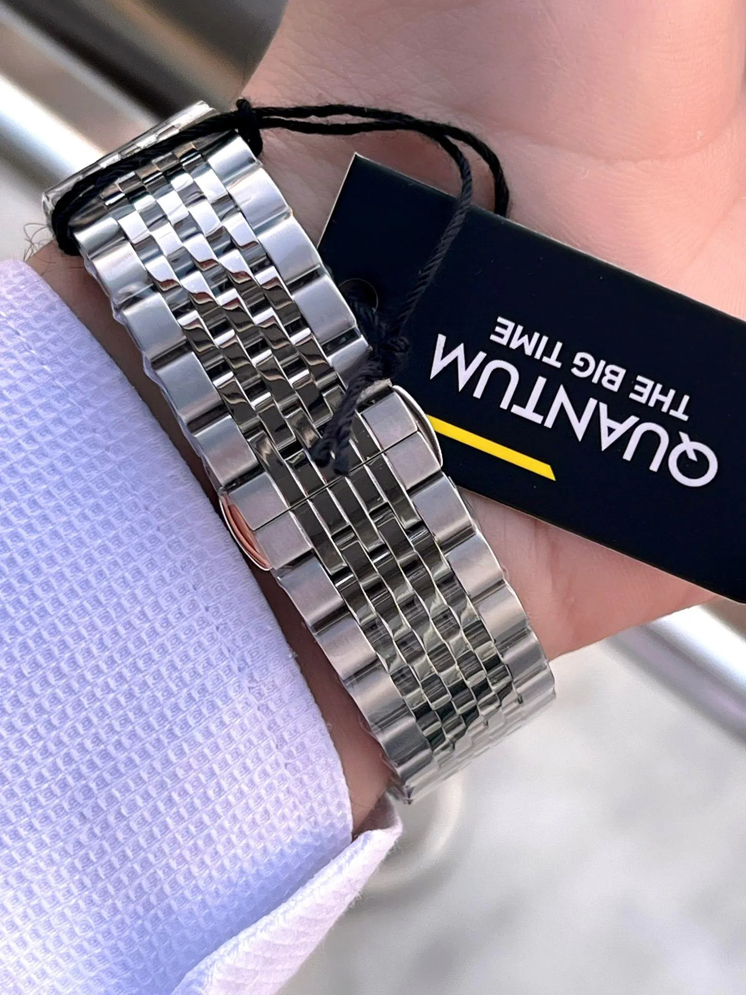 Quantum  Otomatik İtalyan Bileklik Setli 2 Yıl Garantili Suya Dayanıklı Çelik Kordon Renk Atma Yapmaz VS.BLKT.0581
