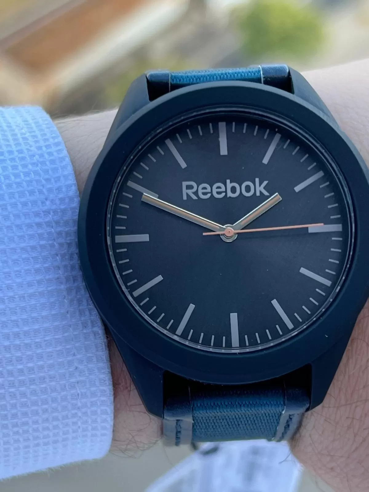 Reebok Kanvas Kordon 50 Mt Suya Dayanıklı Analog Özel Seri Unisex Kol Saati ERF.SPD.G2.PBMT.NO