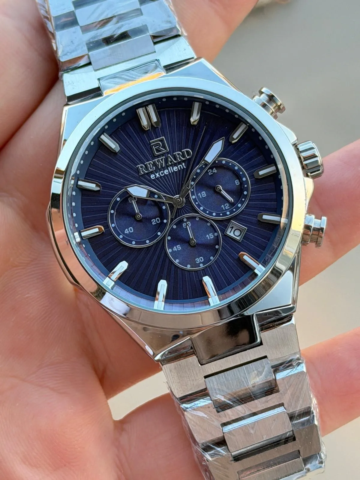 Reward İç Kadran Fonksiyonları Aktif Çelik Kordon 5 Atm 2 Yıl Garantili Erkek Kol Saati FT.GL.M05.2