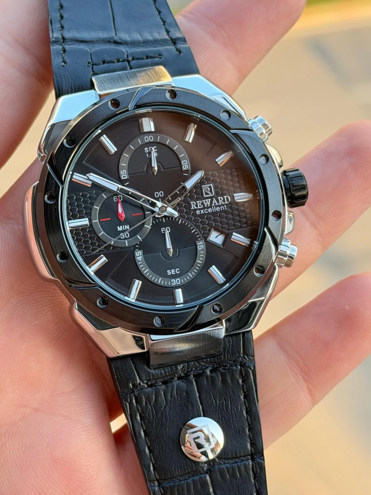 Reward İç Kadran Fonksiyonları Aktif Deri Kordon 5 Atm 2 Yıl Garantili Erkek Kol Saati FT.DR01.4