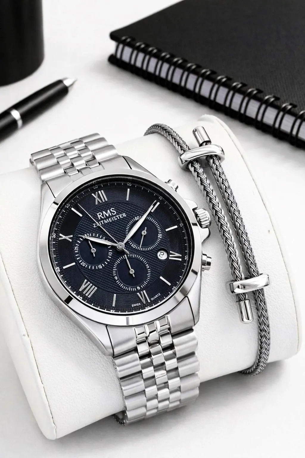 Rms Romanson Swiss Made Mekanizma Çelik Kasa Ve Kordon 5Atm 2Yıl Garantili Erkek Kol Saati AG1598.02