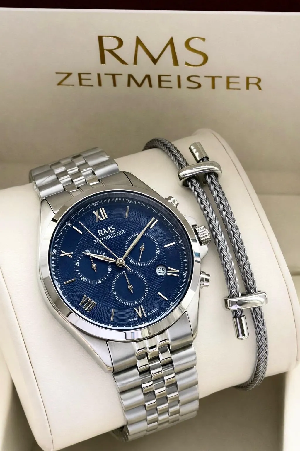 Rms Romanson Swiss Made Mekanizma Çelik Kasa Ve Kordon 5Atm 2Yıl Garantili Erkek Kol Saati AG1598.03