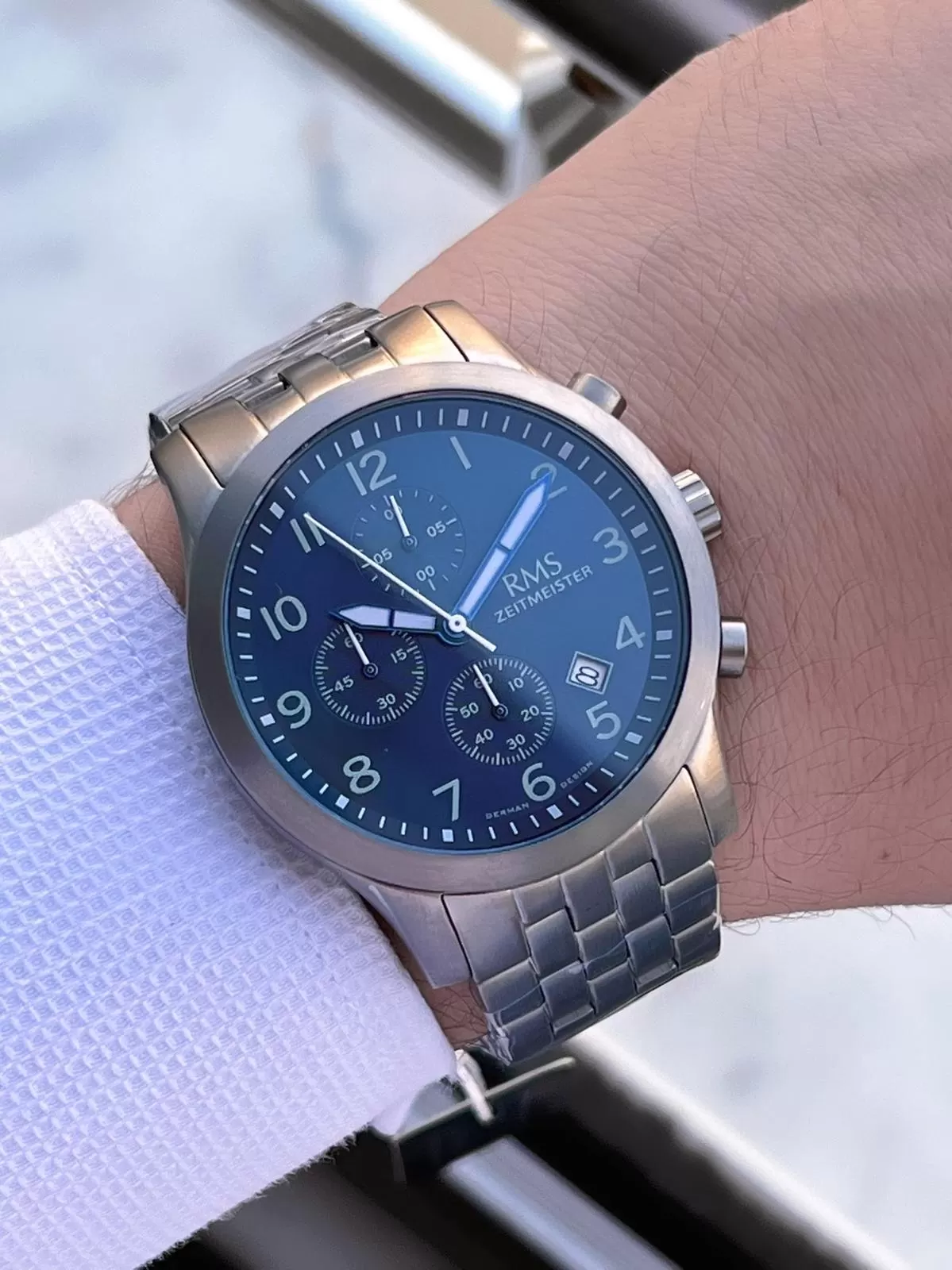 Rms Romanson TITANIUM Seri 2 Yıl Garantili 10 Atm Suya Dayanıklı Erkek Kol Saati AG1639.03