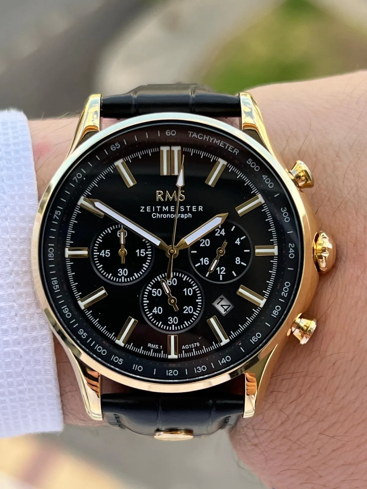 Romanson Deri Kordon İç Fonksiyonları Aktif 5 Atm Suya Dayanıklı Erkek Kol Saati AG1578.07