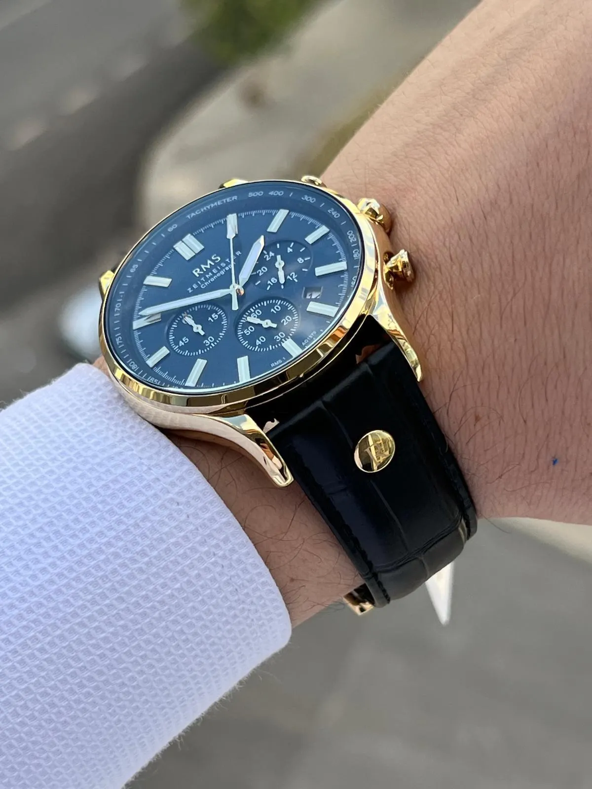 Romanson Deri Kordon İç Fonksiyonları Aktif 5 Atm Suya Dayanıklı Erkek Kol Saati AG1578.07