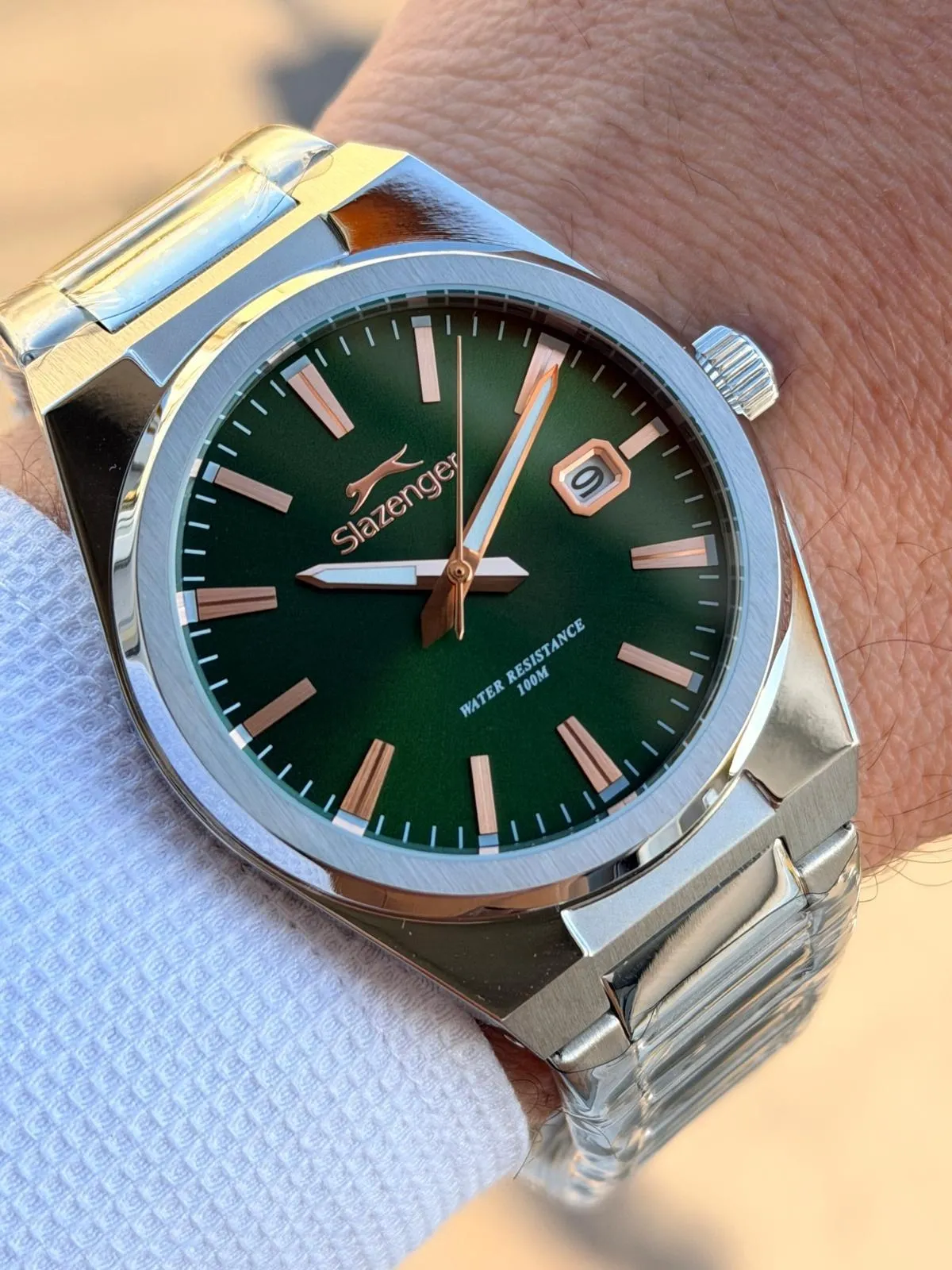 Slazenger Damatlık Ve Takım Elbiye Özel Çelik Kordon 10 Atm Suya Dayanıklı Erkek Kol Saati L2610.370