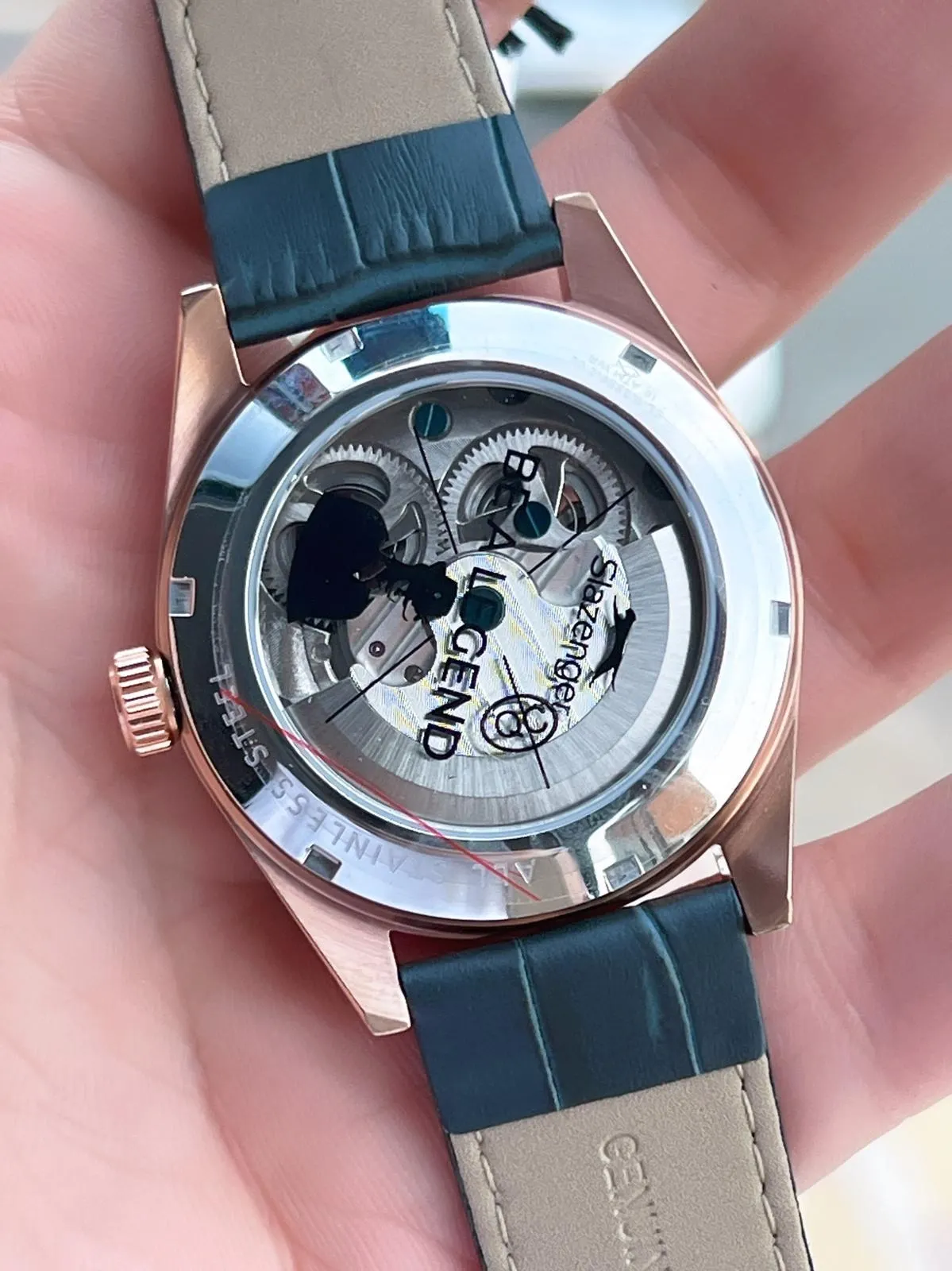 Slazenger Otomatik Erkek Deri kordon Bileklik Hediyeli 2 Yıl Garantili Suya Dayanıklı Kol Saati VS.BLKT.0785