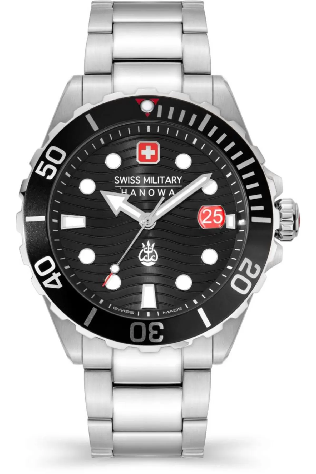Swiss Military Çelik Kasa & Kordon Kararma Renk Atma Yapmaz Erkek Kol Saati Smwgh2200301