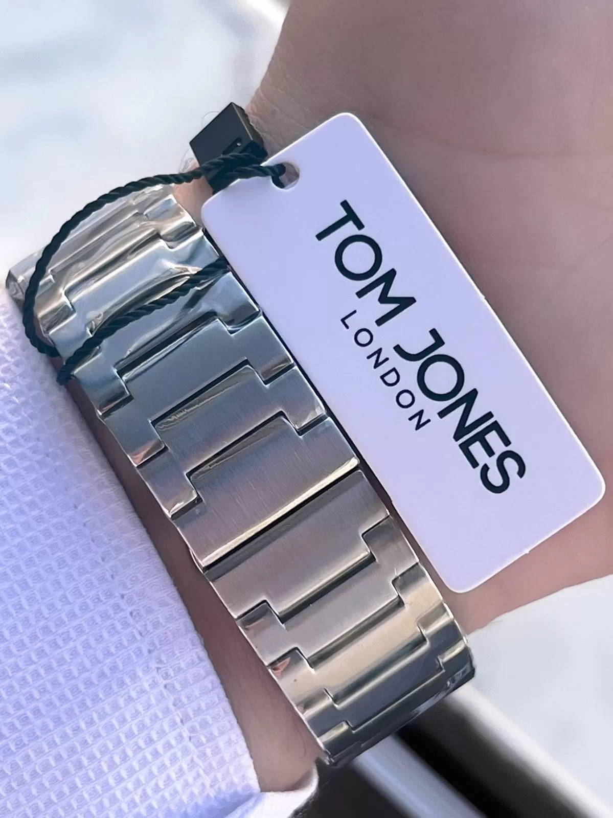 Tom Jones Çelik Kordon 3 Atm Suya Dayanıklı 2 Yıl Garantili Erkek Kol Saati+Bileklik TJE1.10017.2